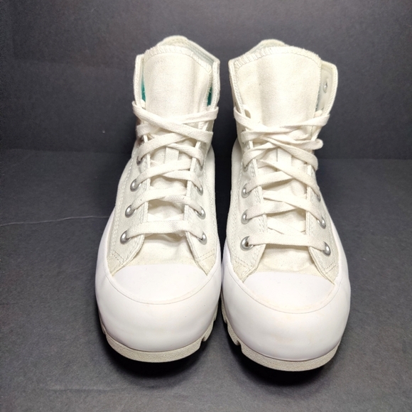Converse Chuck Taylor All Star High Lugged White Platform Women Size 7.5 - Picture 3 of 10